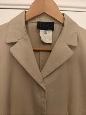 D&G Women's Beige Blazer Jacket